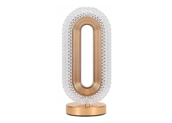 Lampe décorative LED DIOLED métal doré Q015G