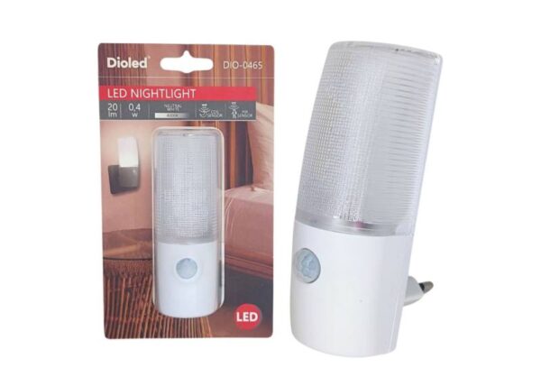 VEILLEUSE LED DIOLED CANDEL+S PIR 4000K 0465