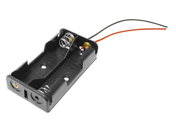 Panier plat pour 2 piles AA.