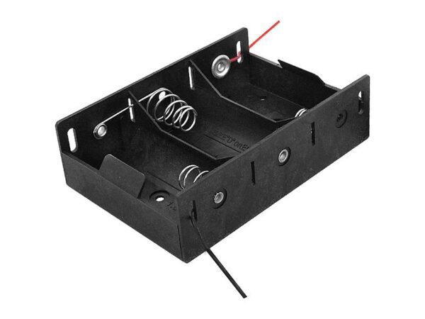 Panier à piles 3xR20, plat.