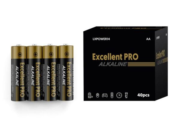 Piles ALK.EXCELLENT PRO LR6/AA, paquet de 40 (sous film rétractable).
