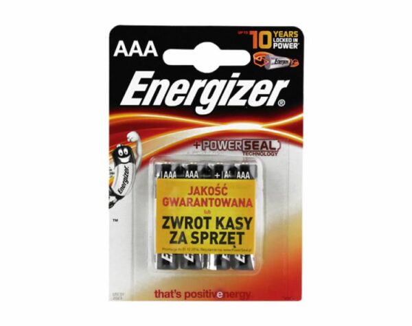 Pile alcaline Energizer LR03 sous blister.