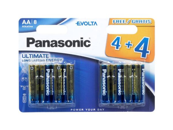 Pile alcaline Panasonic Evolta, LR06, blister.