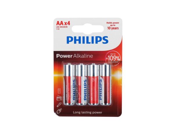 Pile alcaline Philips LR6 Power Life.