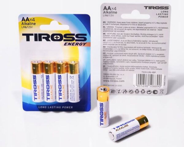 Pile alcaline Tiross LR06 sous blister