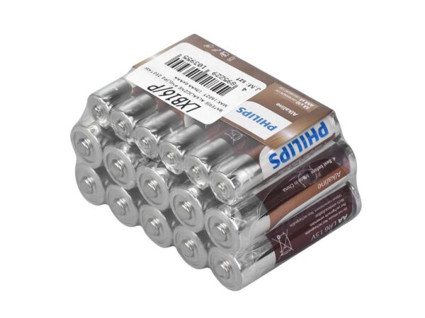 Lot de piles alcalines Philips (16 pièces max.) : 10 x AA et 6 x AAA