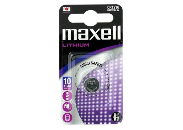 Pile au lithium 3V CR1620 MAXELL