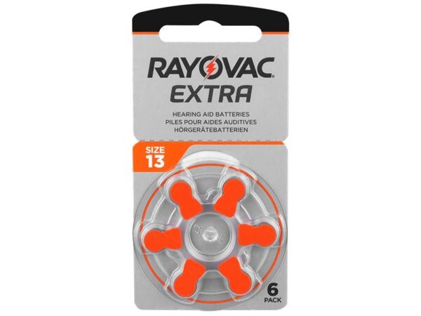 Pile pour appareil auditif Rayovac Extra 13.