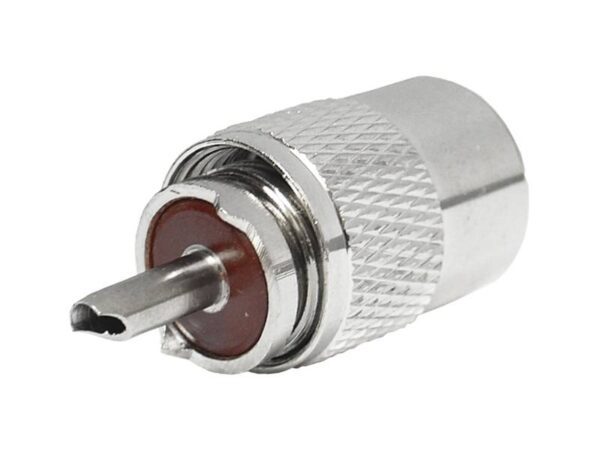 Fiche CB (UHF) vissée sur RG58 Cu, HQ.