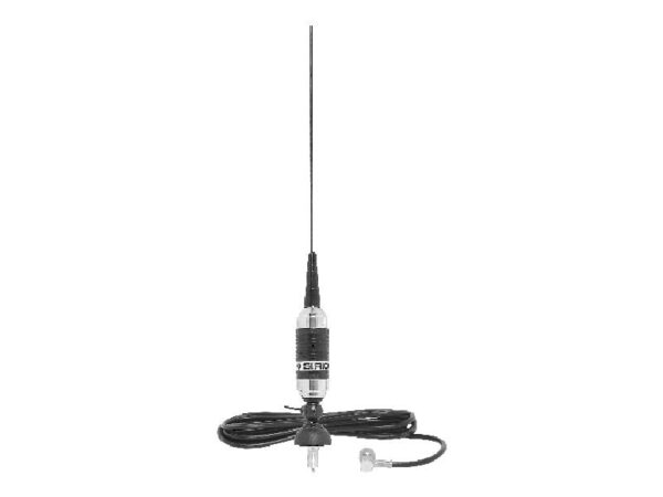 Antenne CB SIRIO CARBONIUM-27 113 cm chrome foncé