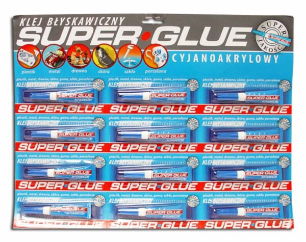 Super Glue, paquet de 12