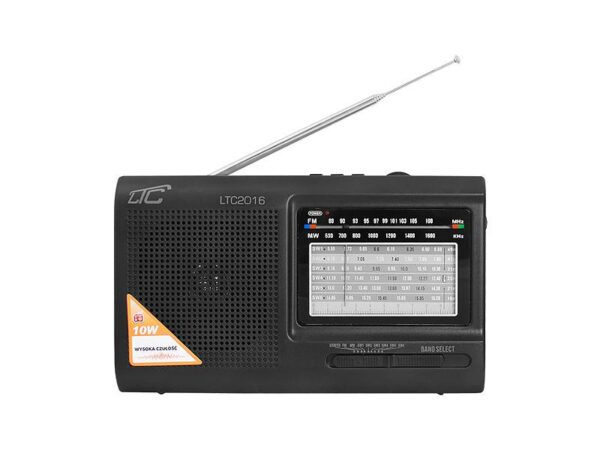 Radio portable PS LTC-2016 WILGA USB avec batterie intégrée, NOIRE.