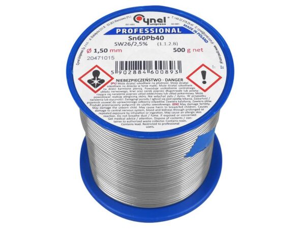 Étain PS 1,50/500g/Sn60Pb40.