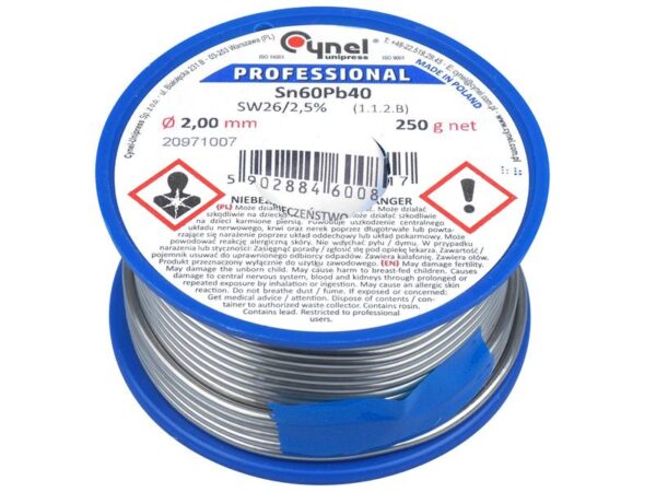 PS Tin 2.00/250g/liant Sn60-Pb40