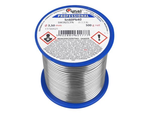 PS Étain 2,5/500g/liant Sn60Pb40.