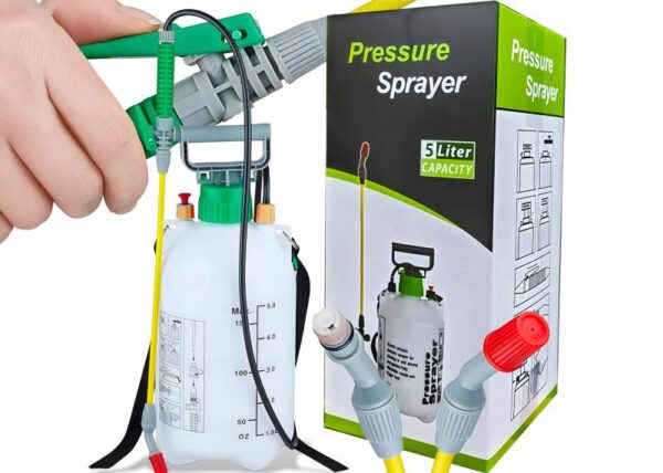 Pulvérisateur à pression 5 L, 3 bars avec lance