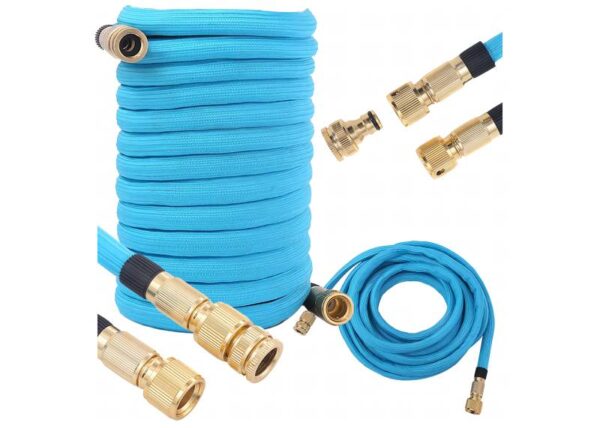 Tuyau d'arrosage extensible 13,6-30 m, raccords PREMIUM 1/2" et 3/4"