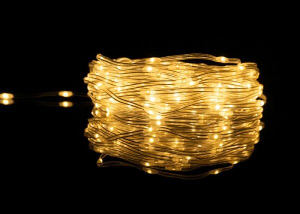 LAMPES MAGIQUES CHAUDES B. 3000K 500 LED 50m USB DC5V IP65 CONTRÔLÉES PAR APPLICATION.