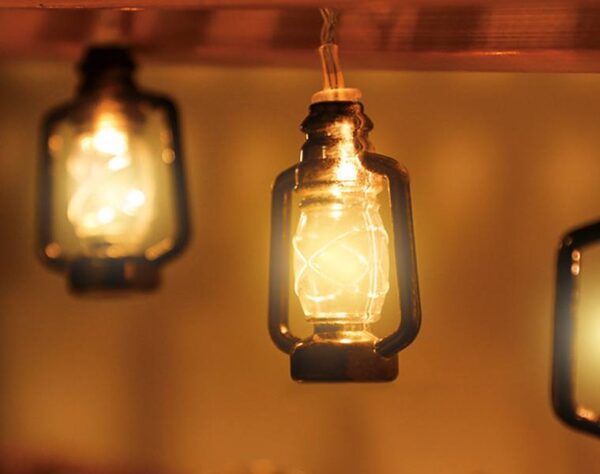 Guirlande solaire LED Lanterne Sunari FLS-86 30 LED 6,5 m 3000 K 600 mAh Li-Ion Éclairage permanent