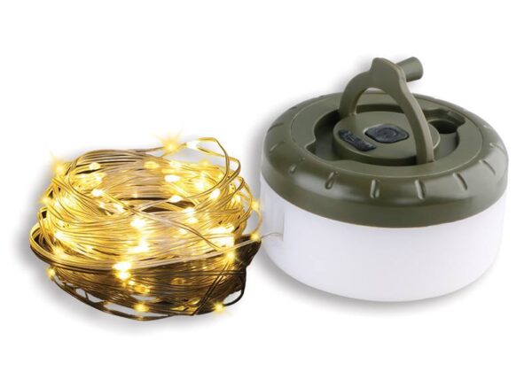 Guirlande lumineuse florale W 8 m SMD 30 x 5 W 500 lm 3000 K - 4 AKU.li-ion 1800 mAh USB-C IP54 LTC