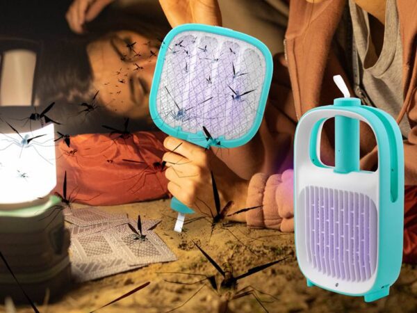 Insecticide UV 2 en 1 PS avec piège à moustiques, mouches et guêpes K093