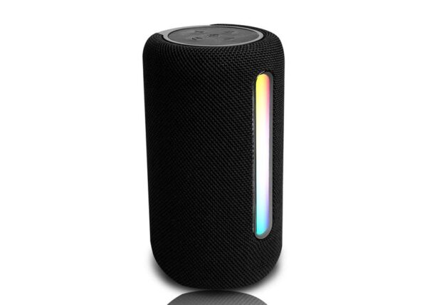 Enceinte Bluetooth S619 10 W avec rétroéclairage RGB, batterie 1200 mAh, noire