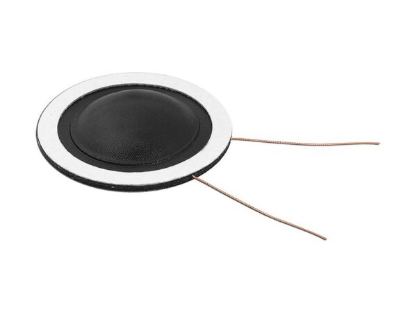 Bobine mobile à dôme pour haut-parleurs (noire) 1".