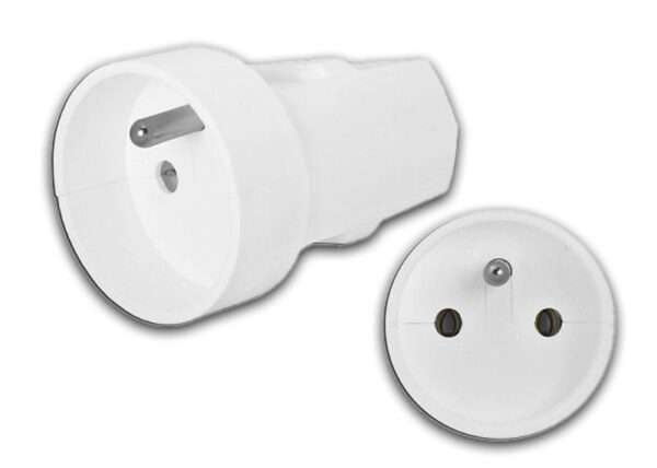 Douille G-10 avec mise à la terre, blanche