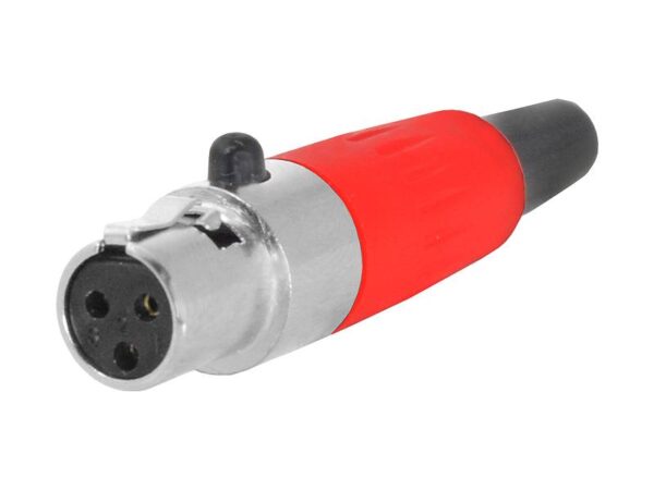 Prise mini-microphone Canon rouge
