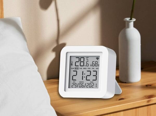 Station météo intelligente Tuya/WIFI avec capteur de température et d'humidité et hygromètre
