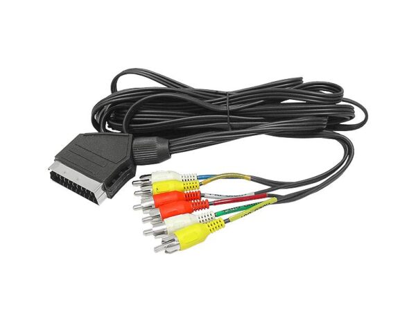 Câble RCA PS Euro-6, 2,5 m.