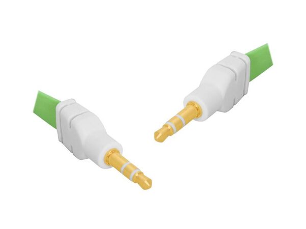 Câble plat Jack 3,5 mm - Jack 3,5 mm, 1 m.