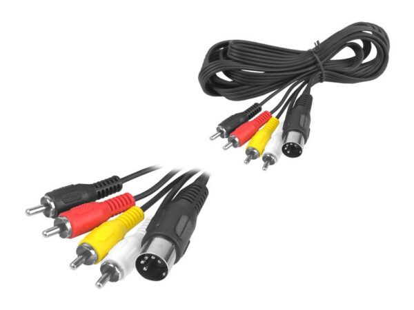 Câble DIN-4xRCA de 1,8 m