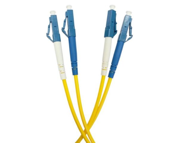 Cordon de brassage à fibre optique monomode, LC/UPC-LC/UPC, duplex SM9/125 3 m.