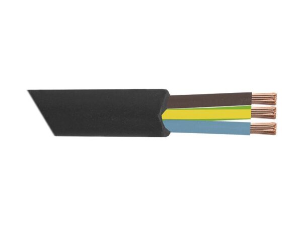 Câble d'alimentation PS 3x1, 1,5 m, noir, avec fiche non détachable, 16 A UNI-SCHUCKO.