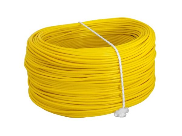 Câble LgY/H05V-K 1x0,5 jaune (100m).