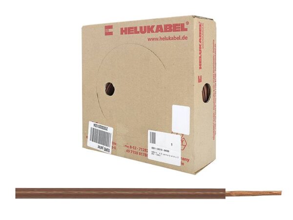 Câble LgY/H05V-K 1x1, marron, 100m.