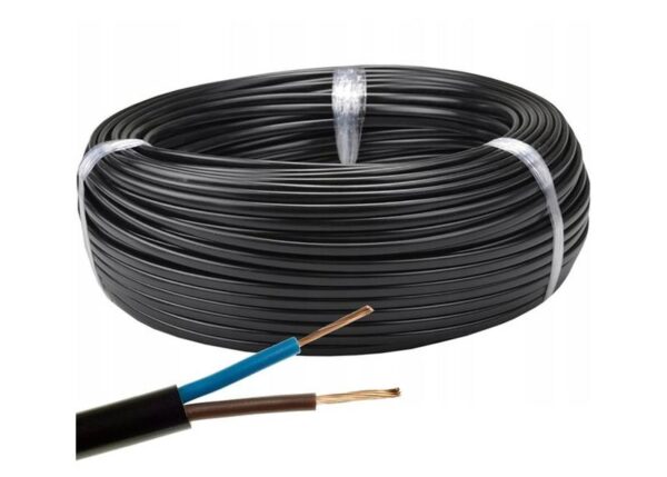 Câble OMYp 2x0,75 300/300 V noir 100 m
