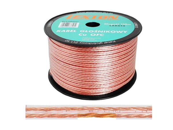 Câble haut-parleur LEXTON 2x1,50 Cu-OFC