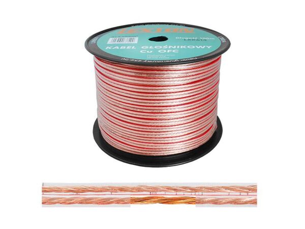 Câble haut-parleur LEXTON 2x2,50 Cu-OFC