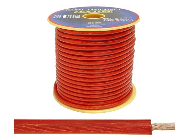 Câble d'alimentation LEXTON 12GA/4,5 mm Cu+AL rouge