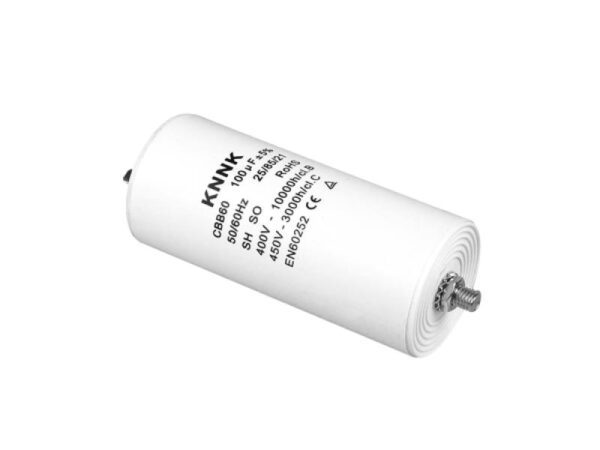 Condensateur moteur 100 µF/450 V CA