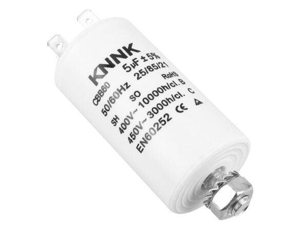 Condensateur moteur 5uF / 450 VCA.