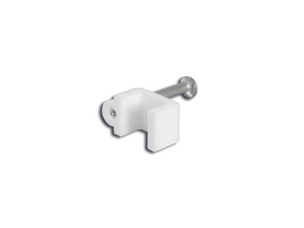 Support de câble 6/4 mm, blanc, plat.