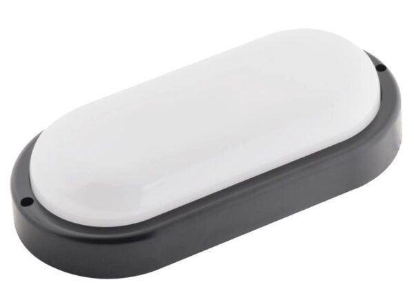 Luminaire à canal DIOLED 12W/N 1080LM ovale noir 0218/E