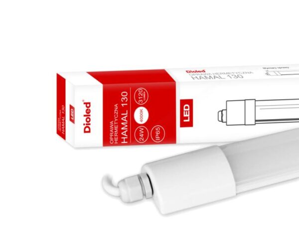 Luminaire LED DIOLED HAMAL 130 24W BN 6500K 3120LM 90CM IP65