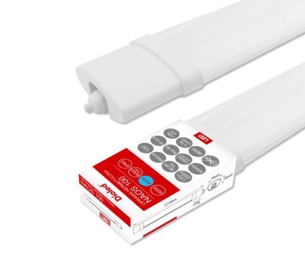 Luminaire LED DIOLED NAOS 130, 60W, BZ, 6500K, 6240LM, 120CM, IP65.