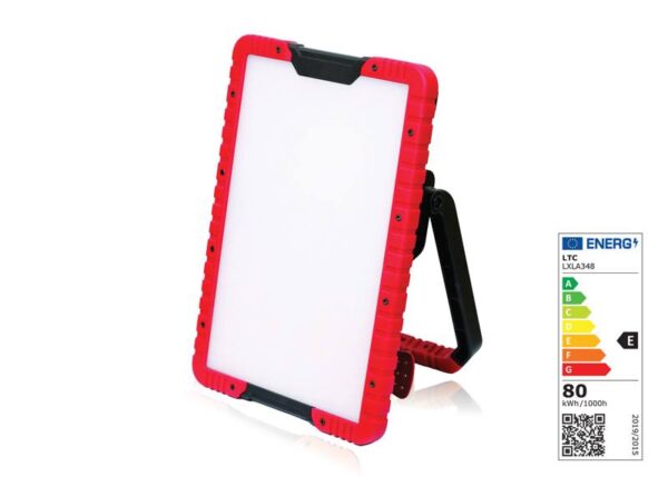 Projecteur LED avec distributeur GNx2 16A 3x1,5 mm 80 W 5000 K 220-240 V ABS robuste IP65 9500 lm