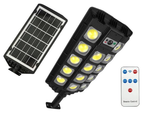 14 lampadaires solaires COB avec détecteur de mouvement