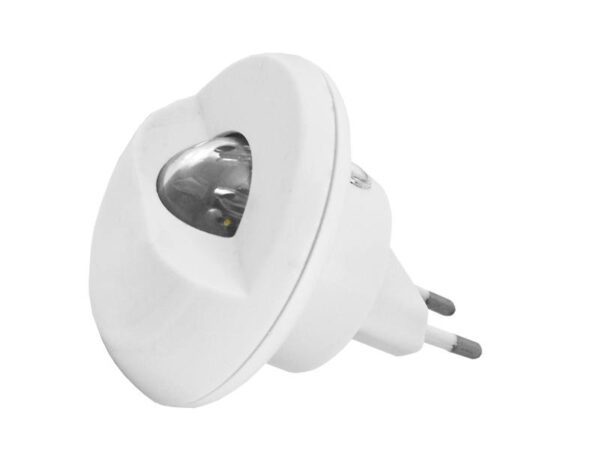 Veilleuse avec capteur crépusculaire, 1W.